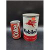 Vintage Mobiloil Motor Oil Can