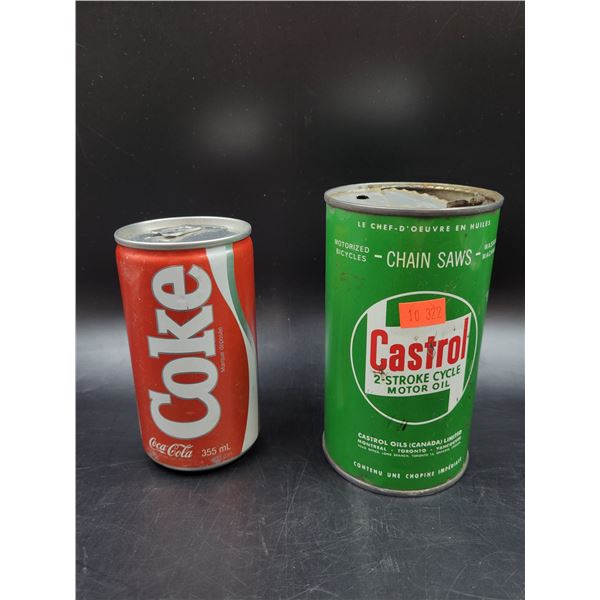 Vintage Castrol 2-Stroke Cycle Motor Oil Can