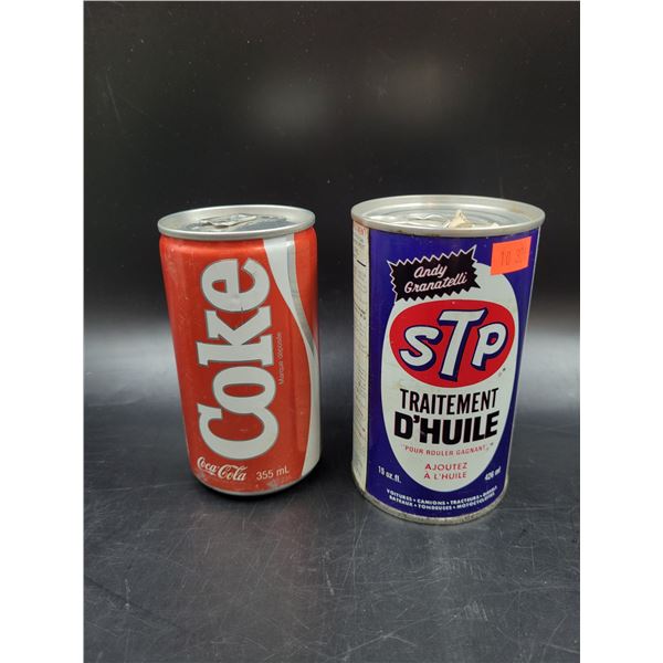 Vintage STP Oil Treatment Can