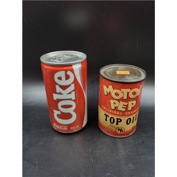 Vintage Motor Pep Top Oil Can