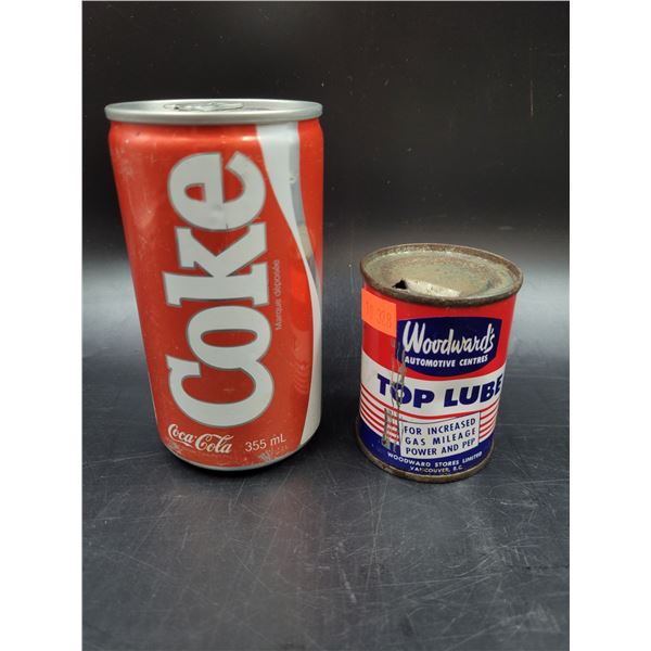 Vintage Woodward's Top Lube Oil Can
