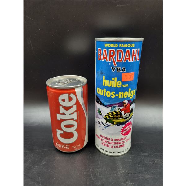 Vintage Bardahl Snowmobile Oil Can