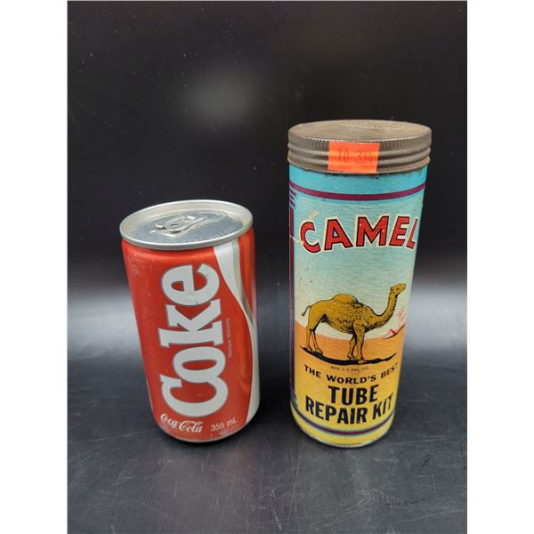 Vintage Camel Tube Repair Kit Tin