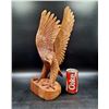 Vintage Wooden Carved Eagle Décor
