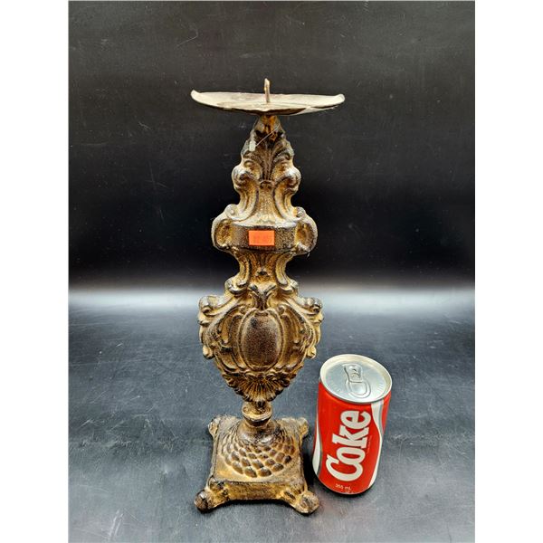 Vintage Cast Iron Candleholder