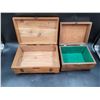 Image 2 : 2 Vintage Wooden Storage Boxes