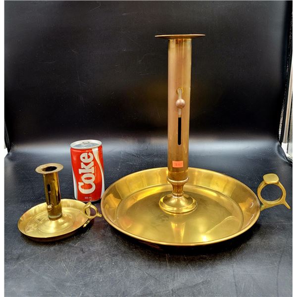 Vintage Brass Candleholders