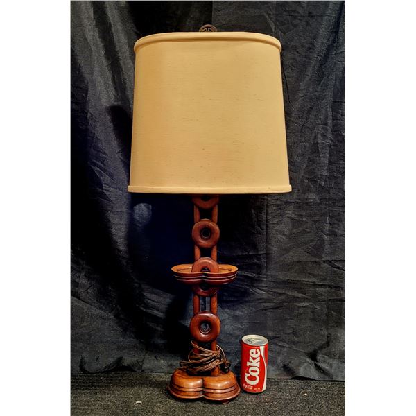 Vintage Wood Base Lamp