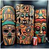 Image 1 : Decorative Hand Carved Wood Masks