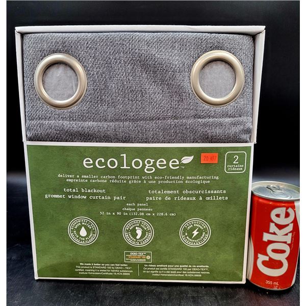 Ecologee Total Blackout Window Curtain Pair
