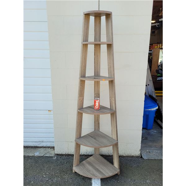 Wooden Wall Corner Shelf