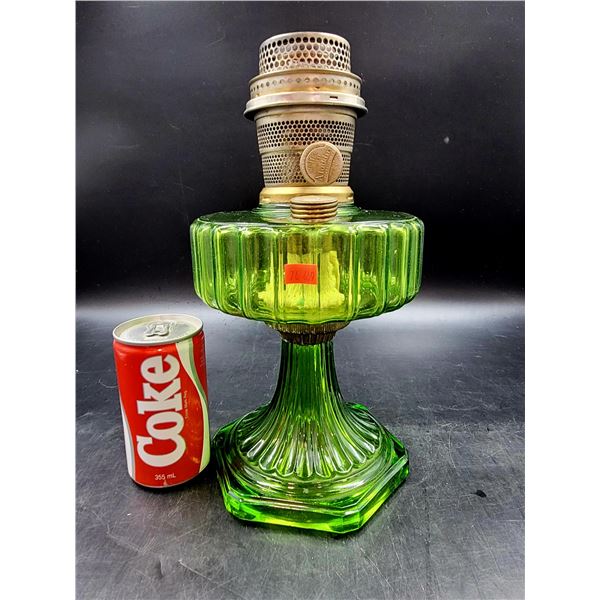 Antique Glass Aladdin Oil Lamp