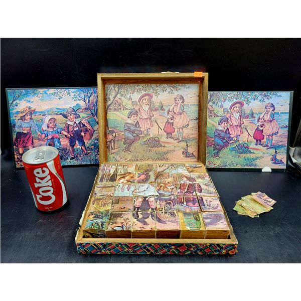 Antique Wooden Block Puzzle