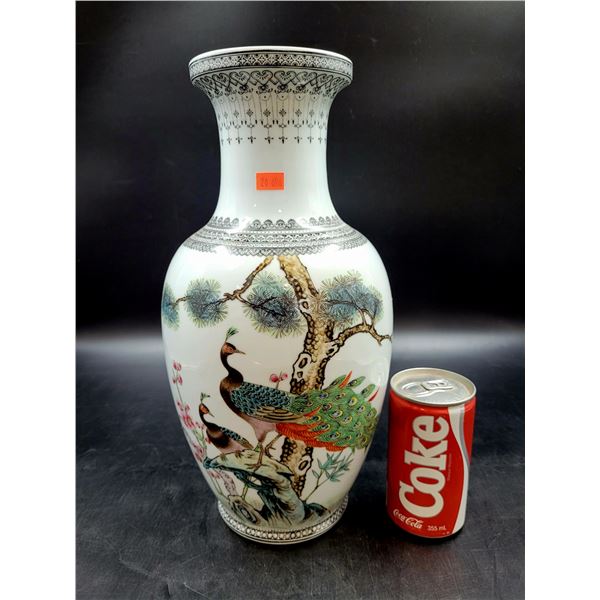 Vintage Hand Painted Glass Vase