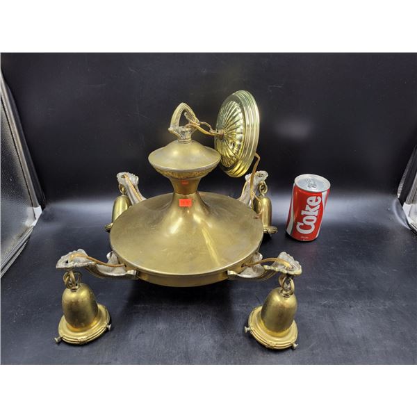 Vintage Brass Hanging Lamp