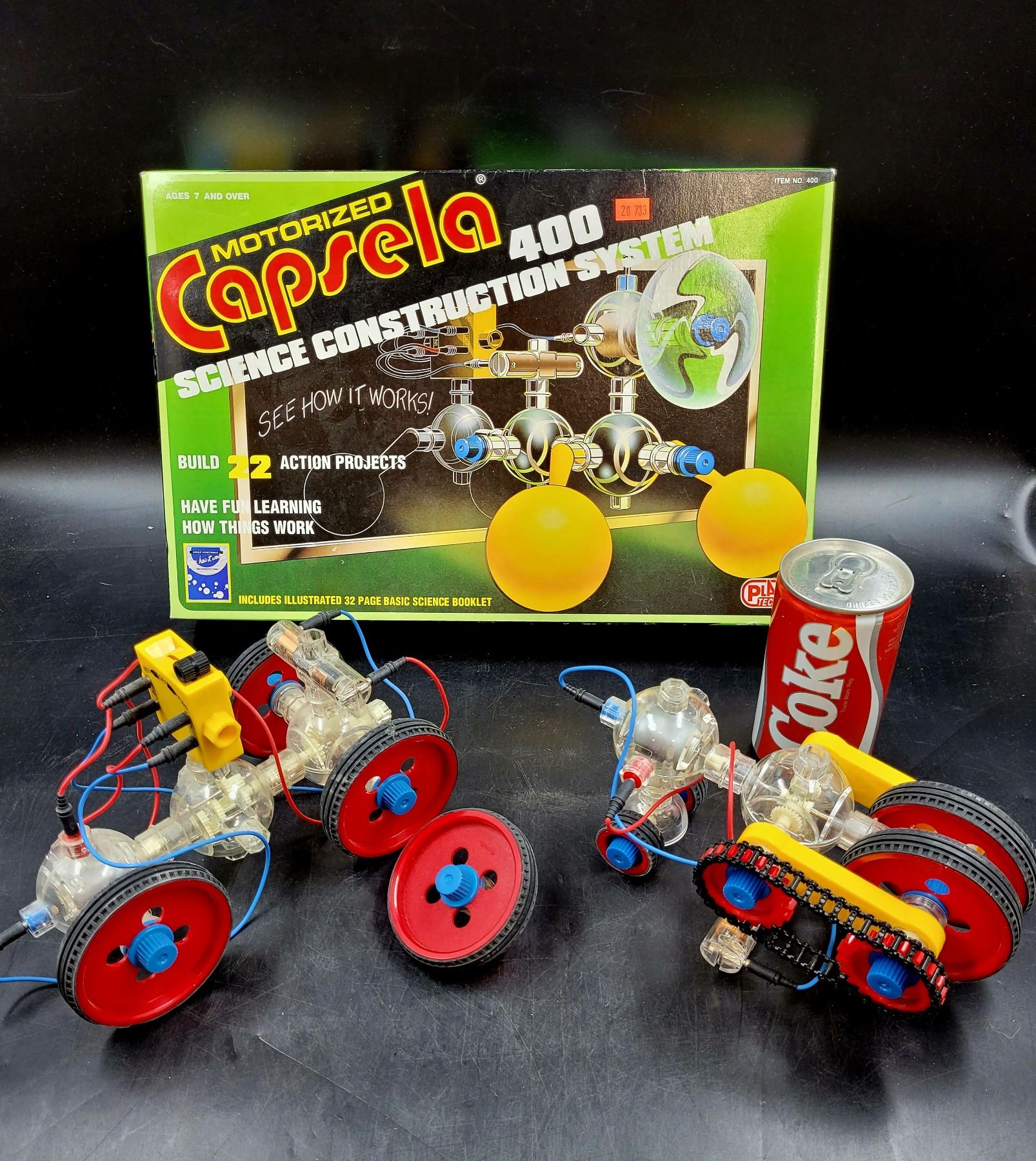 Capsela Game Control Vintage Capsela Science Construction System