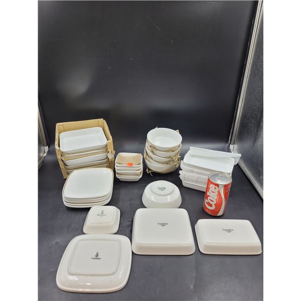 Royal Doulton and Noritake Glass Dish Lot