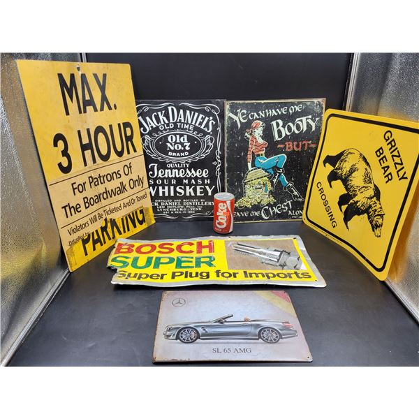 Vintage Advertising Sign Lot