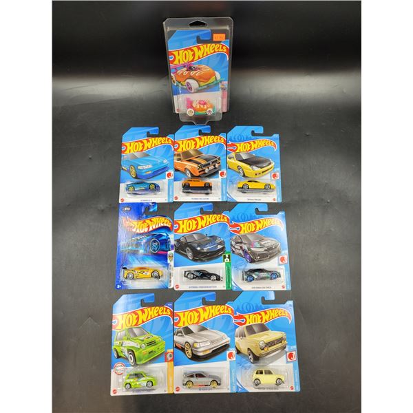 10 Sealed Hot wheels Including Treasure Hunt Donut Drifter