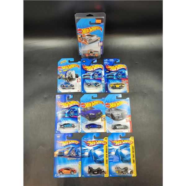 10 Sealed Hot wheels Including Treasure Hunt Circle Trucker
