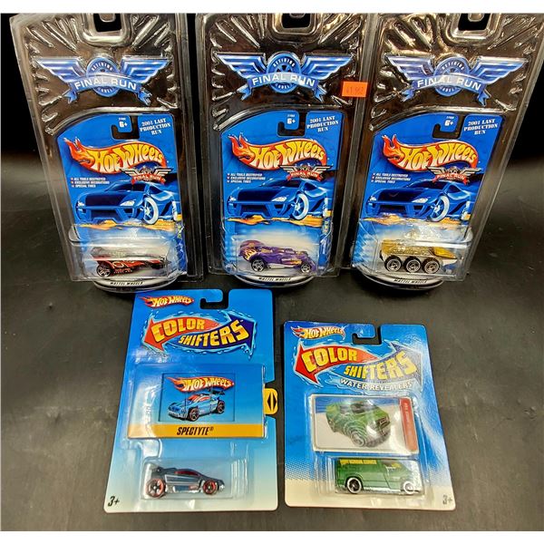Sealed Final Run Hot Wheels & Color Shifters