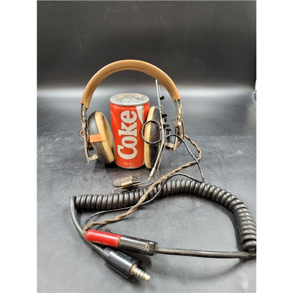 Vintage Headphones Receiver Headset