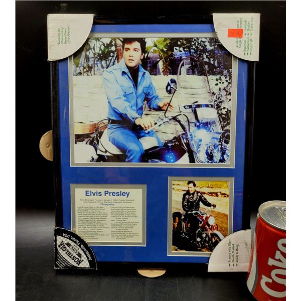 Vintage Framed Elvis Presley Biography