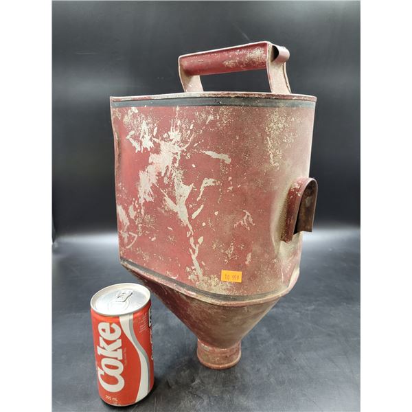 Antique Coffee Grinder Hopper