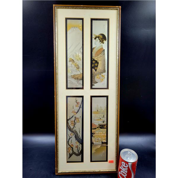 Vintage Framed Japanese Wall Art