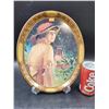Image 1 : Vintage Oval Coca-Cola Advertising Plate