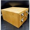 Image 3 : Vintage 4 Drawer Stacking Card File Cabinet