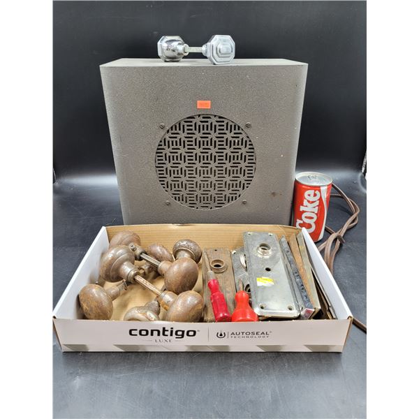 Vintage Speaker & Door Hardware Lot