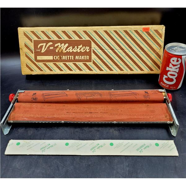Vintage V-Master Deluxe Cigarette Maker w/ Box Kit