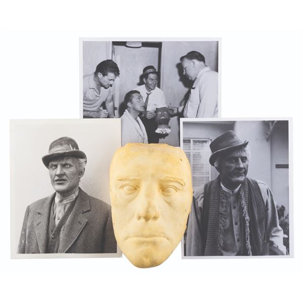 A "List of Adrian Messenger" Kirk Douglas Life Mask.