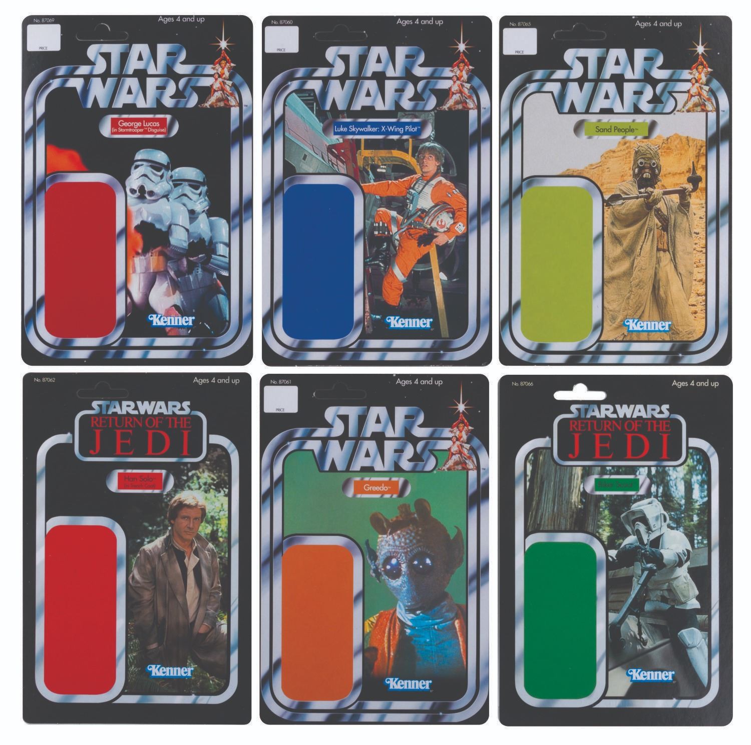 Collectable Card Back A Set of Star Wars Vintage Anniversary Unused Cardbacks. - Van Eaton ...