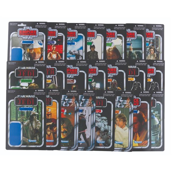 A Set of Star Wars The Vintage Collection Cardbacks.