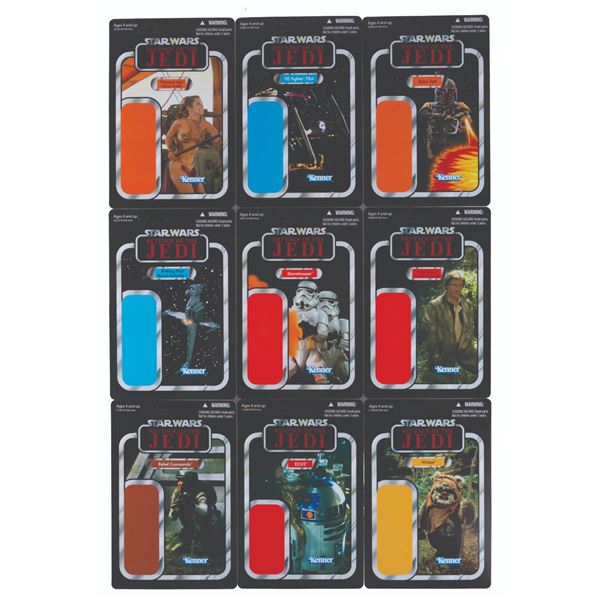 A Set of "Star Wars: Revenge of the Jedi" Cardbacks.