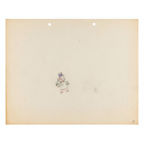 A Merrie Melodies W.C. Squeals Production Drawing.