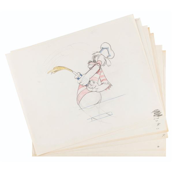 A Collection of Warner Bros. Production Drawings.