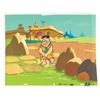 Image 1 : An Original Flintstones Production Cel and Background.