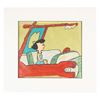 Image 1 : An Original Flintstones Production Cel and Background.