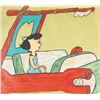 Image 2 : An Original Flintstones Production Cel and Background.