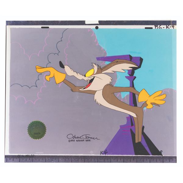 A Wile E. Coyote Signed Production Cel.