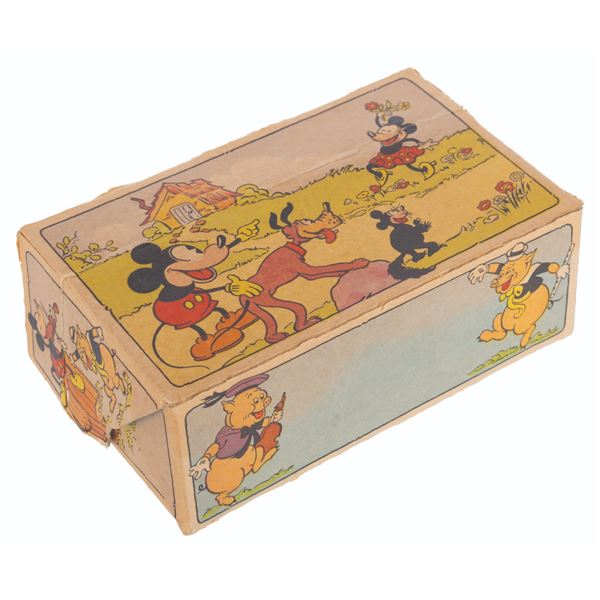 A Rare Unlicensed Mickey Mouse Animal Crackers Box.