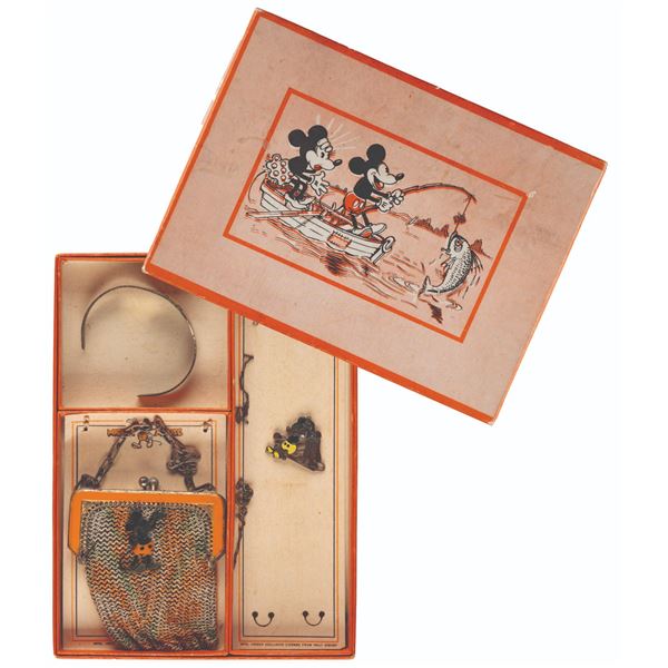 A Cohn & Rosenberger Mickey and Minnie Purse Set.