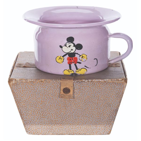 A 1930s Mickey Mouse Child's Potty by Richard Krueger.