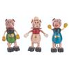 Image 1 : A Rare "Three Little Pigs" Fun-E-Flex Set.