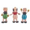 Image 2 : A Rare "Three Little Pigs" Fun-E-Flex Set.