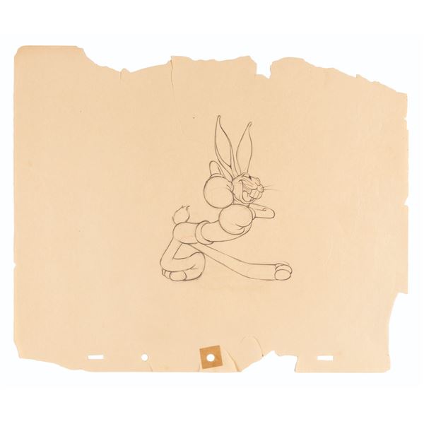 An Original "Toby Tortoise Returns" Animation Drawing.