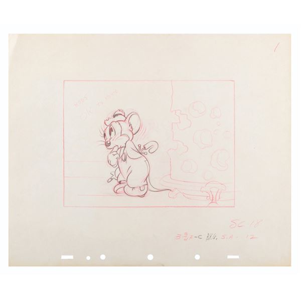 A "Country Cousin" Abner Production Drawing.